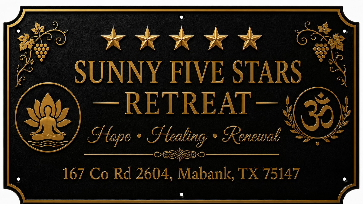 Sunny's Five Stars Retreat — 167 Co Rd 2604, Mabank, TX 75147